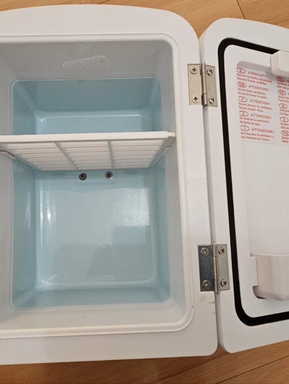 Tiny 5 LB Chefman White Compact Appliance - Countertop Mini Fridge